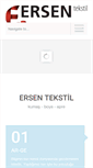 Mobile Screenshot of ersentekstil.com