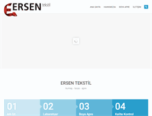 Tablet Screenshot of ersentekstil.com